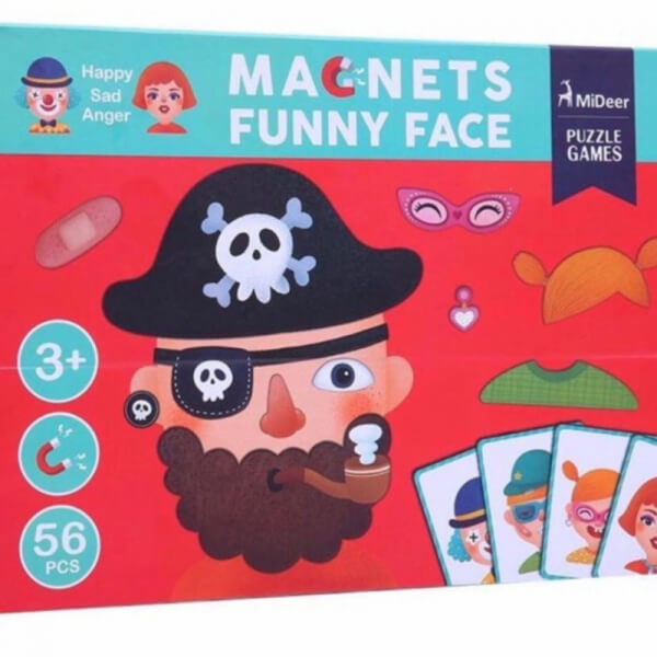 Juego Magnético Caras Divertidas