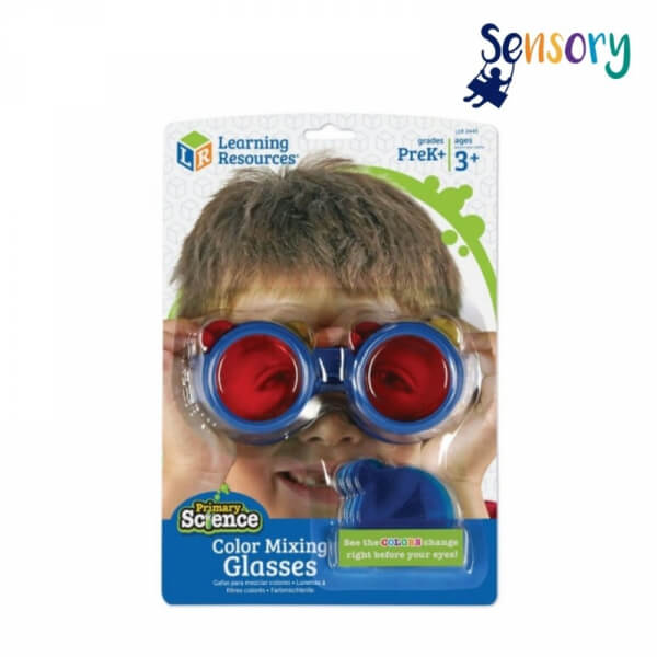 Lentes mix de colores. Color mixing glasses