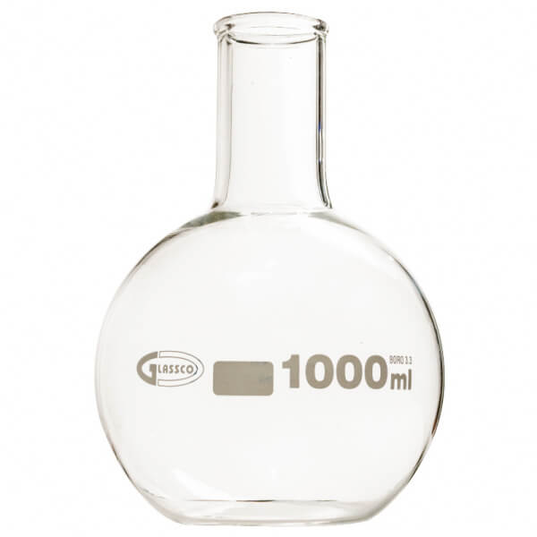 BALON EBULLICION 1000 ML FONDO PLANO