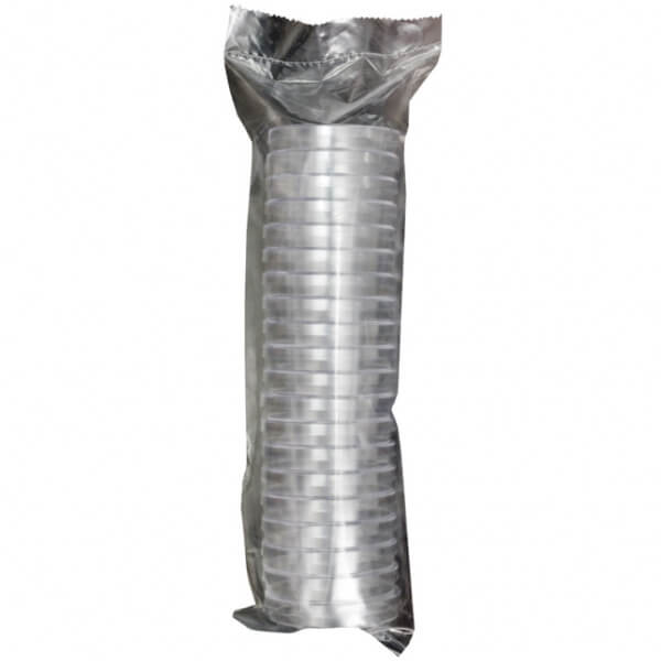 CAJA PETRI MONO PLASTICA 94 X 16 MM X 20 UNIDADES