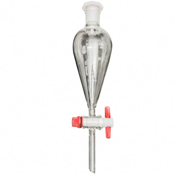 EMBUDO SEPARACION 100 ML C/LLAVE TEFLON