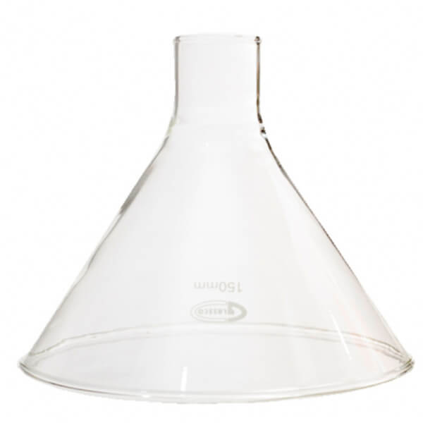 EMBUDO VIDRIO 150 MM DIAMETRO