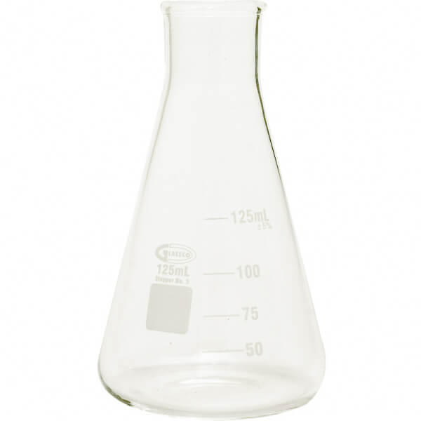 FIOLA/MATRAZ ERLENMEYER 125 ML