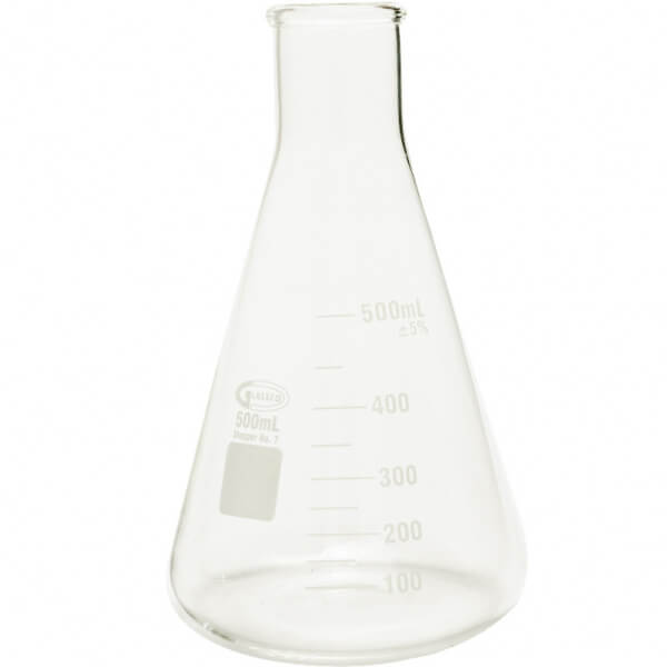 FIOLA/MATRAZ ERLENMEYER 500 ML