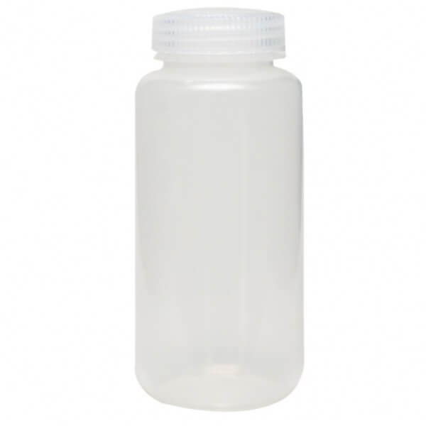 FRASCO POLIPROPILENO 500 ML TAPA ROSCA AUTOCLAVABLE 121 °C