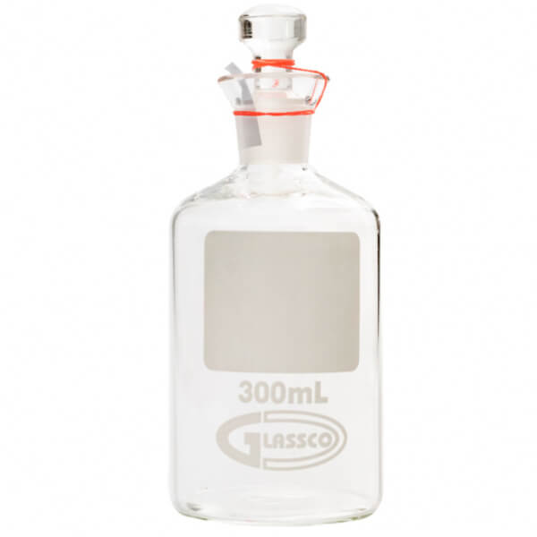 FRASCO WHEATON/WINKLER 300 ML VIDRIO TRANSPARENTE PARA DQO