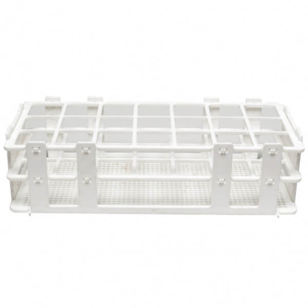 GRADILLA PLASTICA PARA 21 TUBOS 30 MM