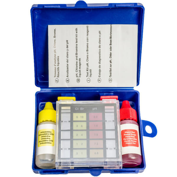 KIT DE CLORO 0.3 a 3.0 Y PH 6.8 a 8.2