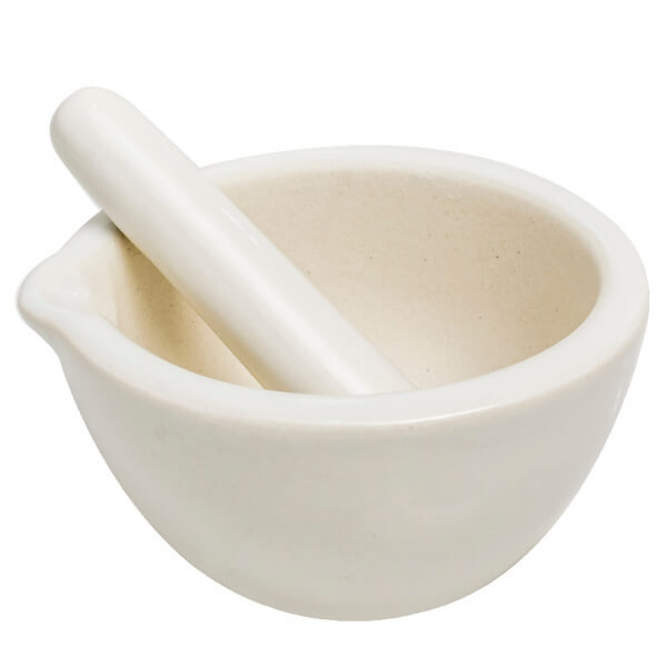 MORTERO PORCELANA C/MANGO Y PICO 75 - 90 MM - 100 ML