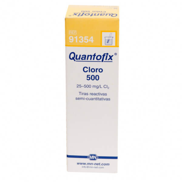 PAPEL PARA DETERMINAR CLORO 25-500 PPM 5M X100 TIRAS
