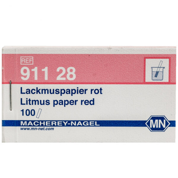 PAPEL TORNASOL ROJO ALCALINIDAD X 100 UNIDADES
