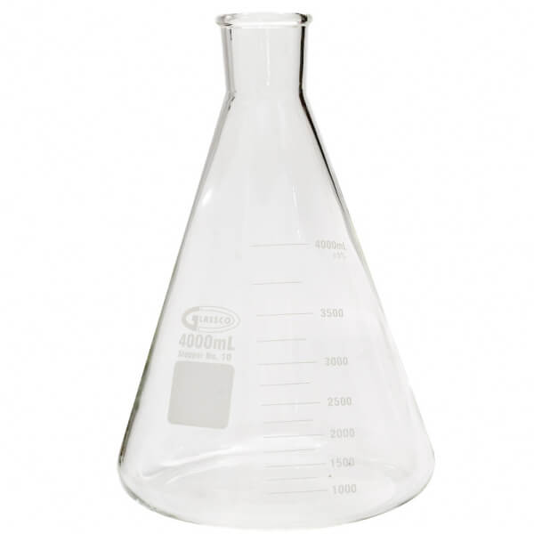 FIOLA/MATRAZ ERLENMEYER 4000 ML