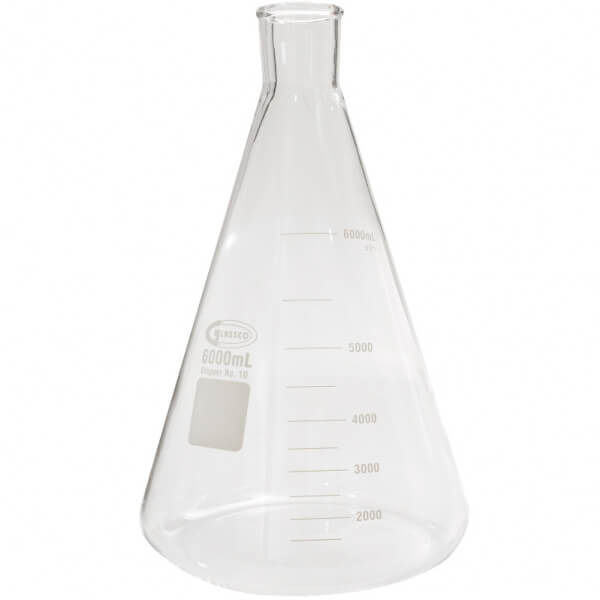 FIOLA/MATRAZ ERLENMEYER 6000 ML