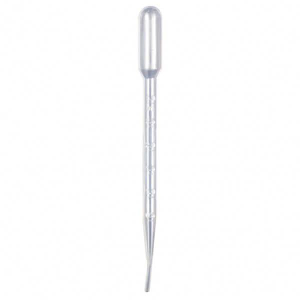 PIPETA PASTEUR DE PLASTICO DE 3 ML X 500 UNIDADES