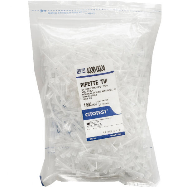 PUNTA P/MICROPIP BLANCA 0.5 - 10 UL X 1000 UNIDADES
