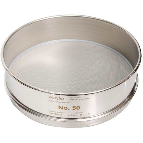 TAMIZ ACERO INOXIDABLE No 50 / 300 UM / 8X2