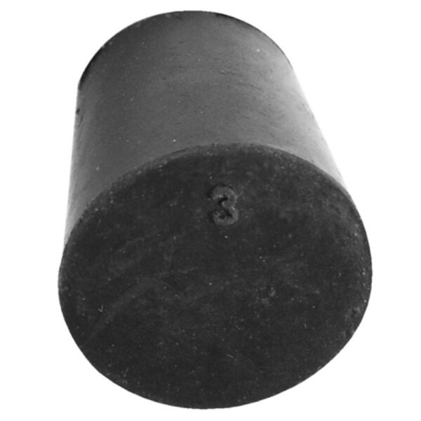 TAPON CAUCHO # 3 NEGRO