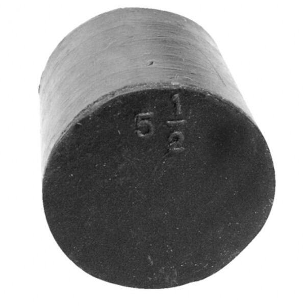 TAPON CAUCHO # 5.5 NEGRO