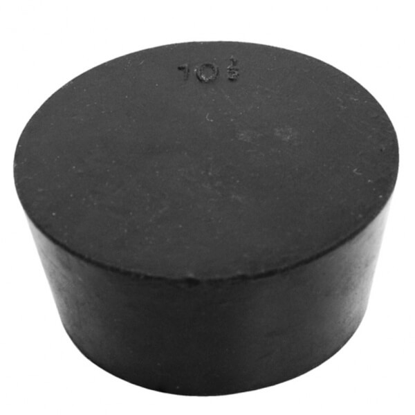 TAPON CAUCHO # 10.5 NEGRO
