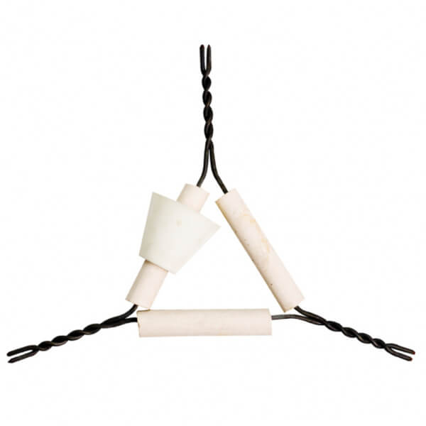 TRIANGULO DE PORCELANA 7 CM