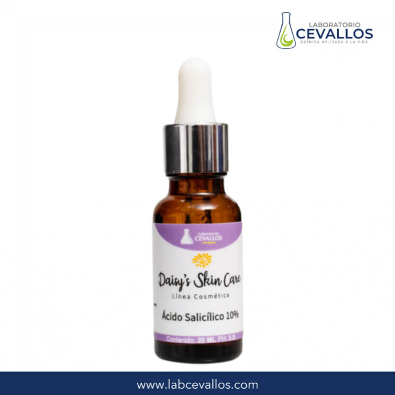 Ácido Salicílico 10% - Antiacné, Seborregulador y Exfoliante (20 ml) | Daisy's Skin Care