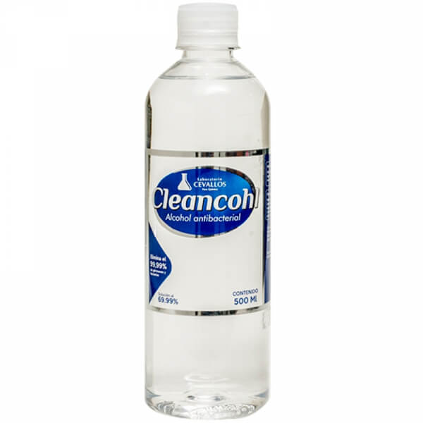 ALCOHOL LIQUIDO ANTIBACTERIAL 69.99 % X 500 ML