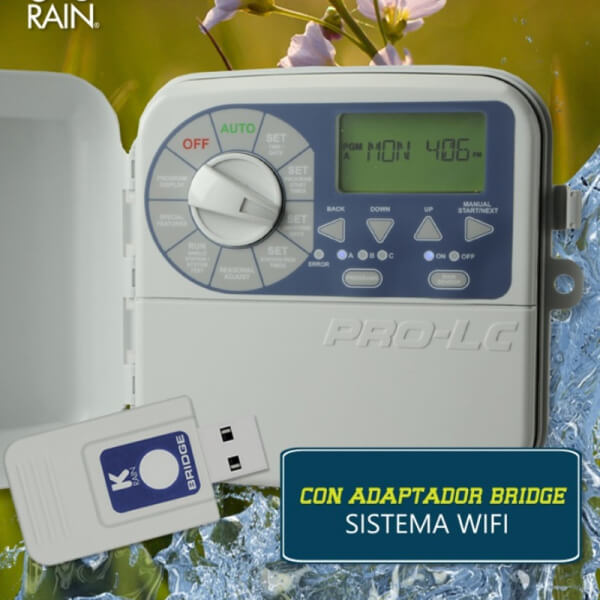 PROGRAMADOR PRO-LC DE RIEGO PARA 8 ZONAS EXTERIOR / WIFI