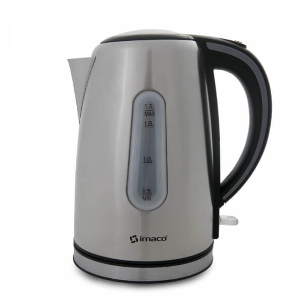 Hervidor eléctrico Imaco KE1850 - 1.7litros, acero inoxidable, apagado automático