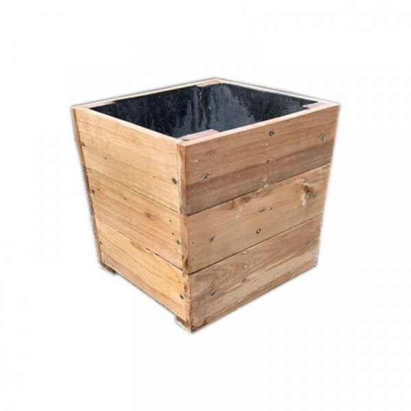 Macetero de madera para plantas de interior y exterior