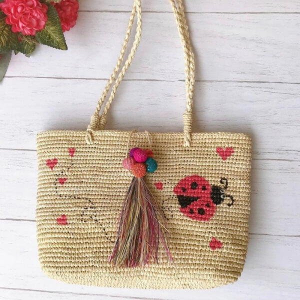 CARTERA DE PAJA TOQUILLA- MARIQUITA