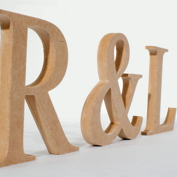Letras personalizadas