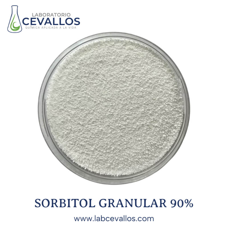 Sorbitol Granular 90% – Endulzante Natural y Humectante de Grado Alimenticio