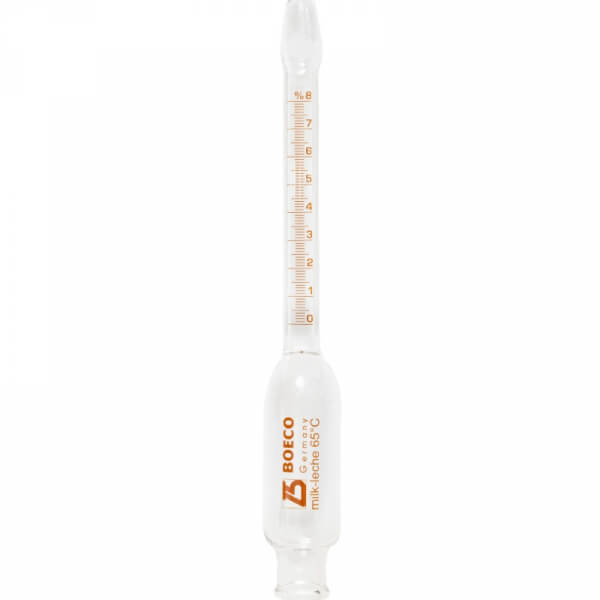 BUTIROMETRO DE LECHE 0 - 8 %