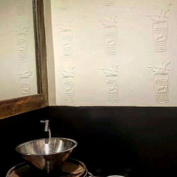 Jarro de Cerveza - Piedra Decorativa 3D para revestimiento de pared interior