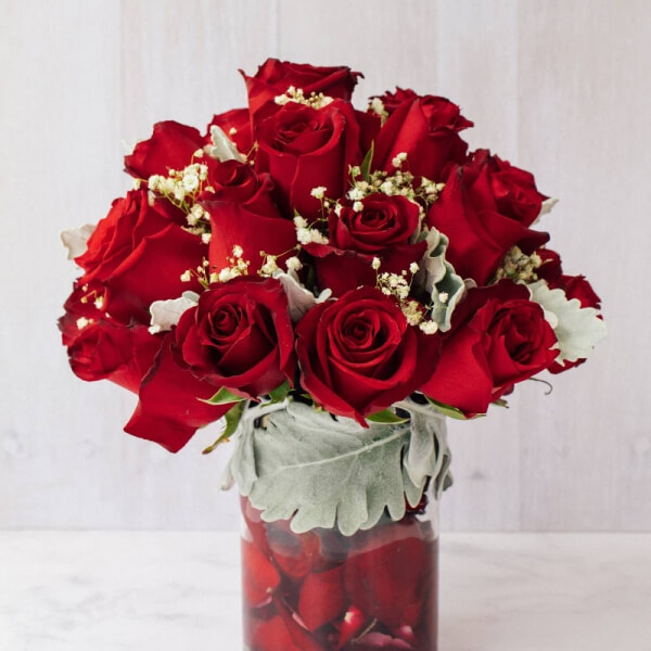 Soft Rouge Glass: Arreglo Floral Rosas Rojas Premium | ENVIOS A GUAYAQUIL - SAMBORONDON - DAULE