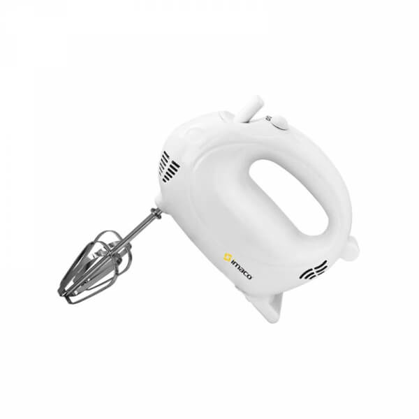 Batidora de Mano Imaco IHM100 - 100 Watts, 5 Velocidades, Plástico, Color Blanco