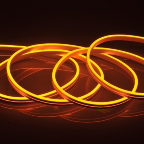 Cinta Manguera NEON led 12V color Naranja 5 Metros