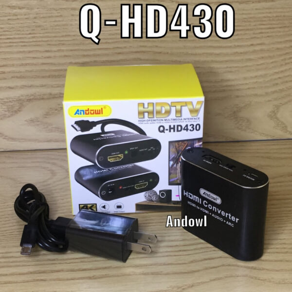 Convertidor HDMI a Audio Andowl