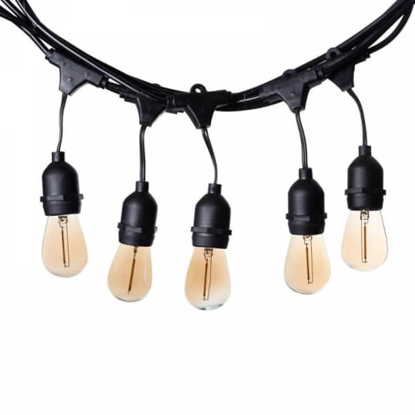 Guirnalda Led DE 10 Focos con Boquilla tono Calido 5 Metros