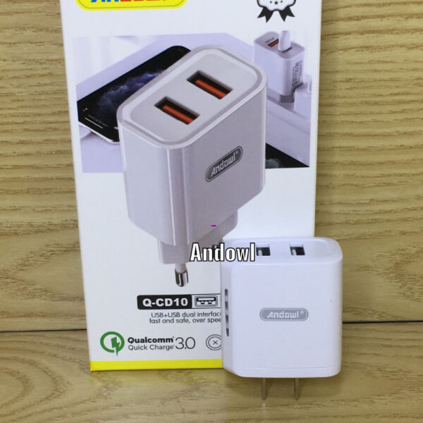 Cargador 2 USB 18W 5V - 4.8A