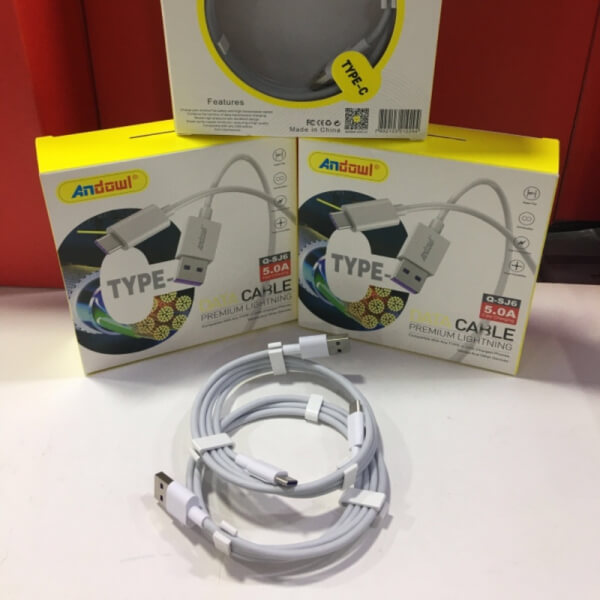 Cable Tipo C Carga Rapito 5.0 Amperios Andowl