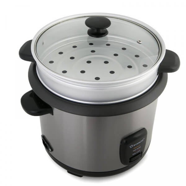 Olla Arrocera de acero con vaporera Imaco RC018S - 1.8 litros, 700 watts