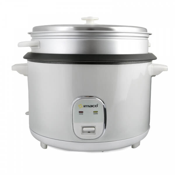 Olla Arrocera de acero con vaporera Imaco RC42 - 4.2 litros, 1600 watts, color blanco
