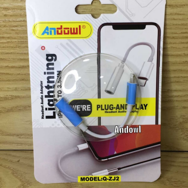Adaptador de Audio - Iphone Andowl