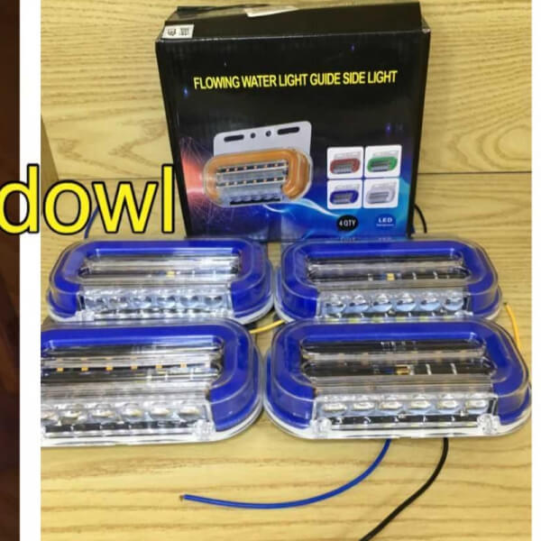 Direccional para camion de 24v luz Azul