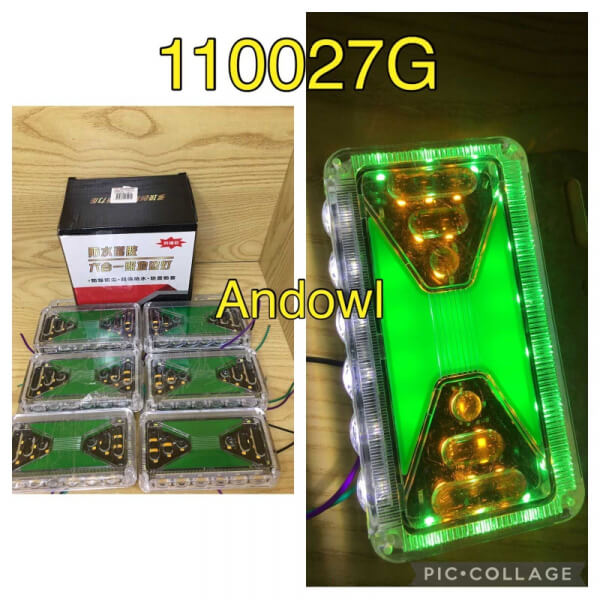 Direccional para camion de 24v luz Verde