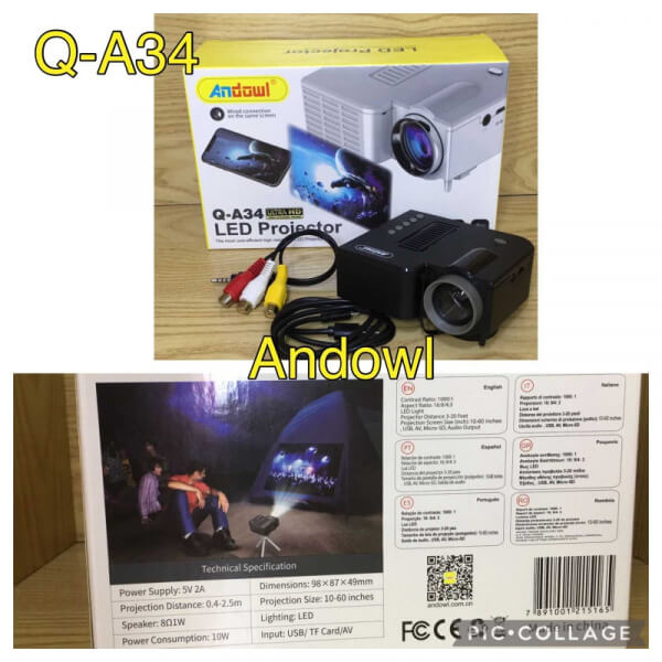 Proyector Mini 5600lm Andowl