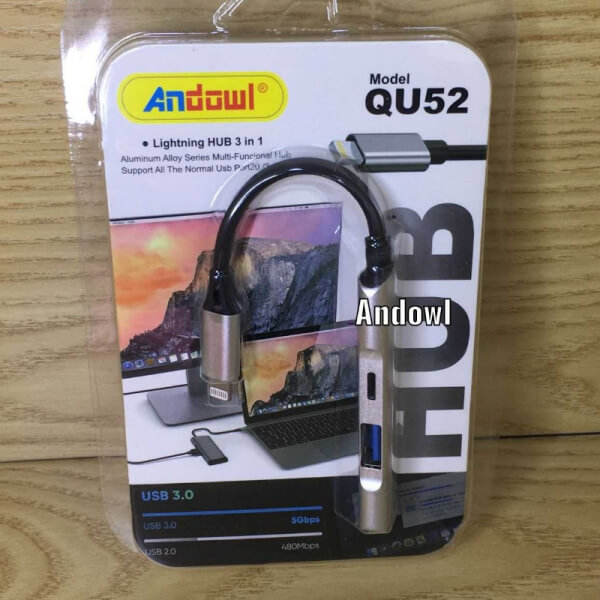 OTG Ip 3.0 HUB 3 en 1