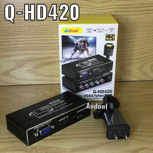 Convertidor HDMI a VGR/AV Andowl