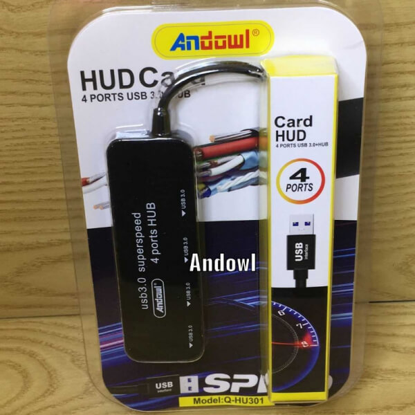 HUB Regleta Tipo C 3.0 4 en 1 Andowl.